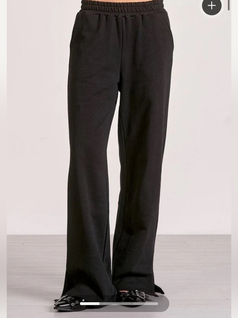 Elan Aimee Black Lounge Pants